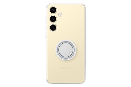 Samsung Clear Gadget Smartphone Case EF-XS926 für Galaxy S24+, Handy-Hülle, Standfuß, Durchsichtig, Kratzfest, Fingerhalterung, Ringhalter, Trageschlaufe, Transparent