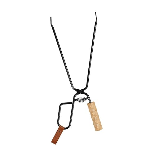 Totority Burning Tongs Long Handle Charcoal Tong Barbecue Charcoal Clamp Long Bbq Clamp Bbq Charcoal Tool Barbecue Charcoal Clip Long Handle Bbq Tong Bbq Firewood Clip Barbecue Clip Wooden
