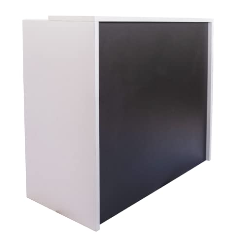 OFILIKE. Mostrador Compact. Mostrador de Recepción para Oficina. Fácil Montaje. (Gris Grafito) (120cm Ancho)