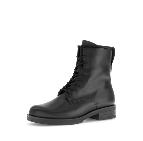 Gabor Damen Schnürstiefeletten, Frauen Stiefeletten,Best Fitting,Warmfutter,uebergangsstiefel,schnürboots,Boots,Stiefel,schwarz,42 EU / 8 UK