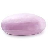 JEMA ジェマ もちもち クッション 抱き枕 マシュマロ ラウンドクッション 丸型クッション 可愛い もちもちクッション 背もたれ もっちり なめらか 丸型 直径60cm ラベンダー