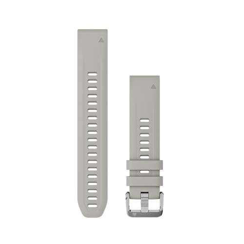 Garmin QuickFit 20 Bracelet silicone gris brouillard pour montre de plongee