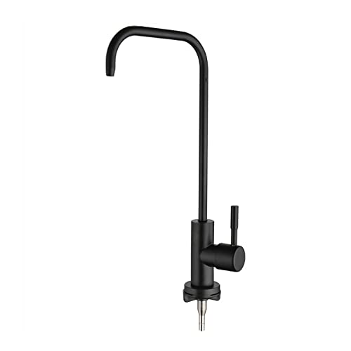 XDSMB Drinking Water Tap, Black, Kitchen Faucet, Matte Black Finish, Stainless Steel