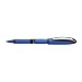 Schneider One Hybrid C Rollerball Pen, 0.5 mm Hybrid Conical Tip, Light Blue Barrel, Black Ink, Box of 10 Pens (183201)
