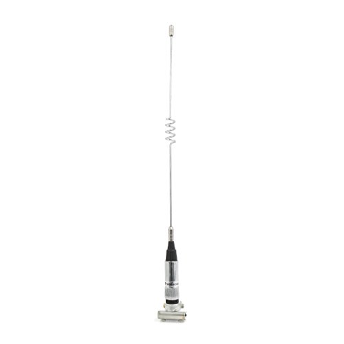 Image of uxcell Universal 16 Inches Length Chrome Screw Fixed Base Decorative Antenna for Car Vehicle