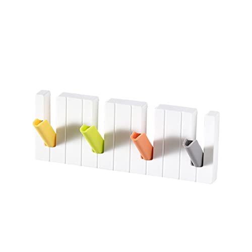 GANMFOYC Perchero de Pared Plegable 4 Ganchos de Perchero de Montaje en Pared para Colgar Abrigos Bufandas, monederos y más (color) Cover