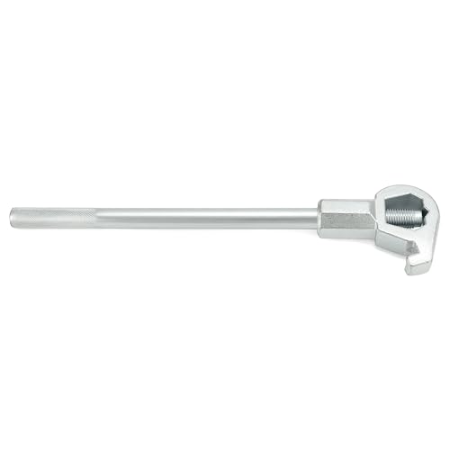 QWORK Heavy Duty Adjustable Hydrant Wrench – Fits 1-1/2" to 6" Bolt Head Sizes, Designed for Loosening Caps and Opening Valves