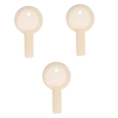 OSOLADY 3pcs Paper Towel Key Toilet Paper Dispenser Key Plastic Easy Access Dispenser Replacement