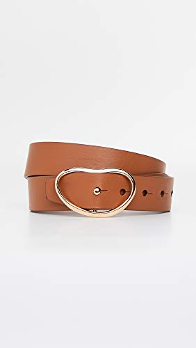 Women's Wide Georgia Belt in Tan2