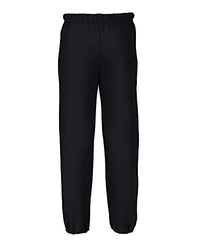 Gildan Big Boys Heavy Blend Elastic Drawcord Sweatpant, Black, Medium3