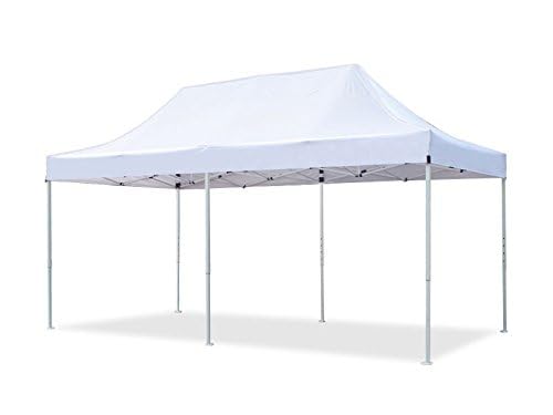 Image of Invezo Outdoor Gazebo Canopy Tent 10 x 20 feet (White, Extra Premium (60 KGS))