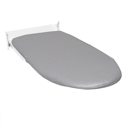 HKMIBA アイロン台 壁掛けアイロン台 折りたたみ式アイロン台 壁掛け小型アイロン台 コンパクトアイロン台 耐熱カバー付き壁掛けアイロン台 省スペース家庭用アパート使用 アイロン衣類の簡単収納 ポータブル折りたたみ壁掛けアイロン台 アイロン台 人気 コ