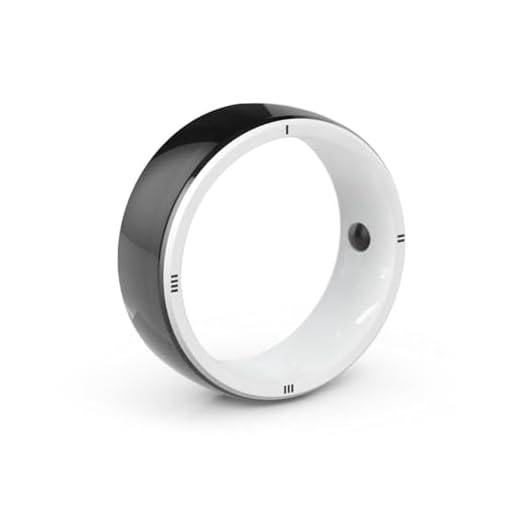 JAKCOM R5 Smart Ring Newest Intelligent Wearable Device Build-in 6 RFID Cards & 128GB Wireless Disk Sharing & 2 Health Stones & Many NFC Functions for iPhone Android (Size L)