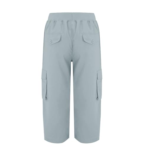 Capri Pants for Women Plus Size Cargo Capris Summer Crop Pants with Pockets Petite Casual Hiking Travel Ladies Joggers2