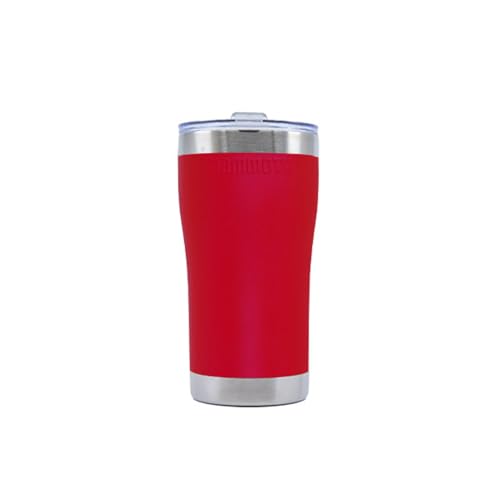 Mammoth Rover 20oz Stainless Steel Tumbler, Double Wall Vacuum Insulated Tumbler with Lid, Great for On the Go, in Red