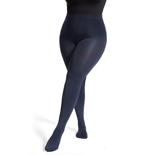 Image of Frola Plus Size Fleece Lined Tights Women Winter Warm Thermal Tights, 11+ Colors High Waisted Opaque Pantyhose