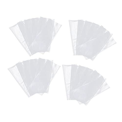 NAMOARLY 100Pcs Water Soluble Bait Bags Portable PVA Fishing Lure Storage Pouches Tear Resistant Design for Attracting Fish Lightweight Convenient Fishing Gear