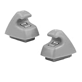 Wevdn 2 PCS Sun Visor Support Retainer Clip, 95994975 95994976 Sun Visor Hook Clip Bracket Replacement, Sunvisor Holder Hook for Cruze 2011-2016 Verano 2012-2017, Car Accessories (Gray)