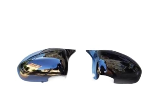 Coques rétroviseur pour Corsa E 2014-2019 noir brillant style chauve-souris