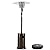 ELLUROOW 48,000 BTU Patio Heater with Sand Box for Outdoor Use, Portable Propane Heater, 18 Ft heat range, Bronze