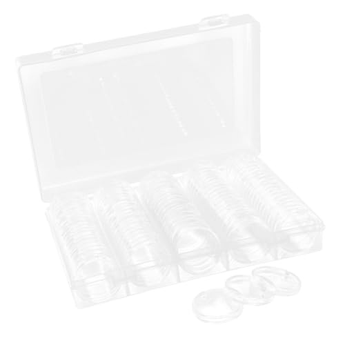 Caja Organizadora Transparente con Relleno Interior para Monedas miniatura 1