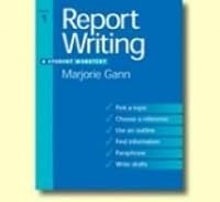Report Writing A Student Workbook 0838823602 Book Cover