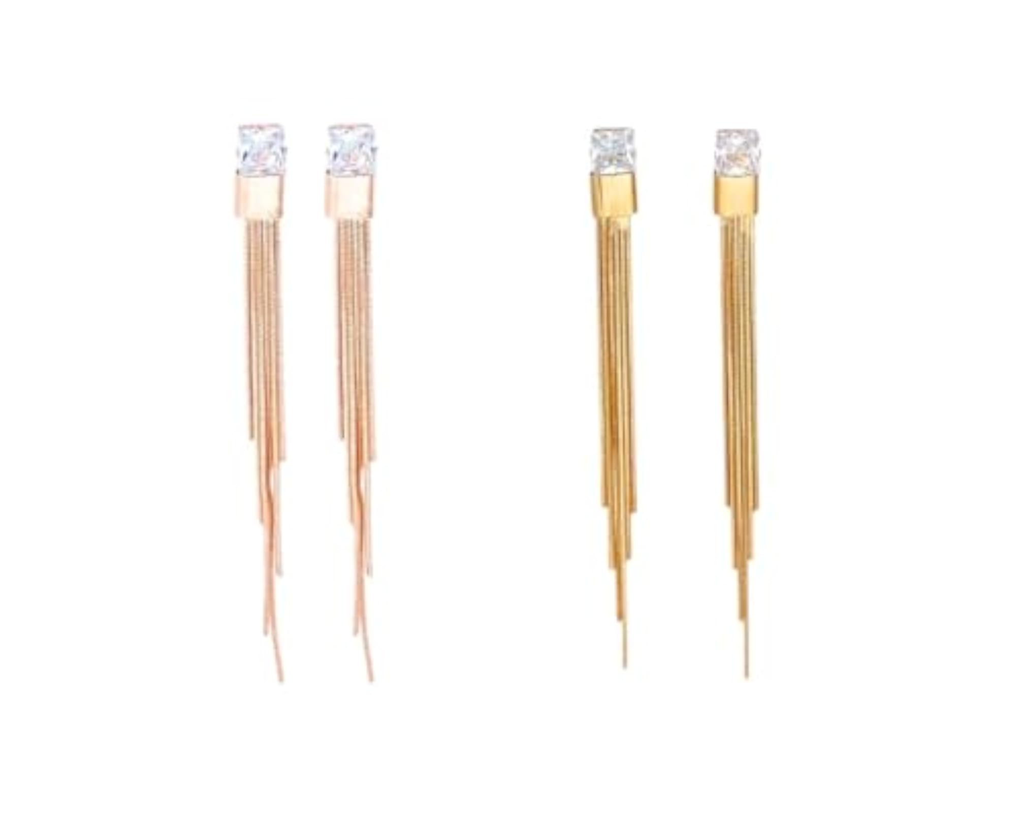 O'dazzle Dazzling Drop Earrings, 2 Pairs