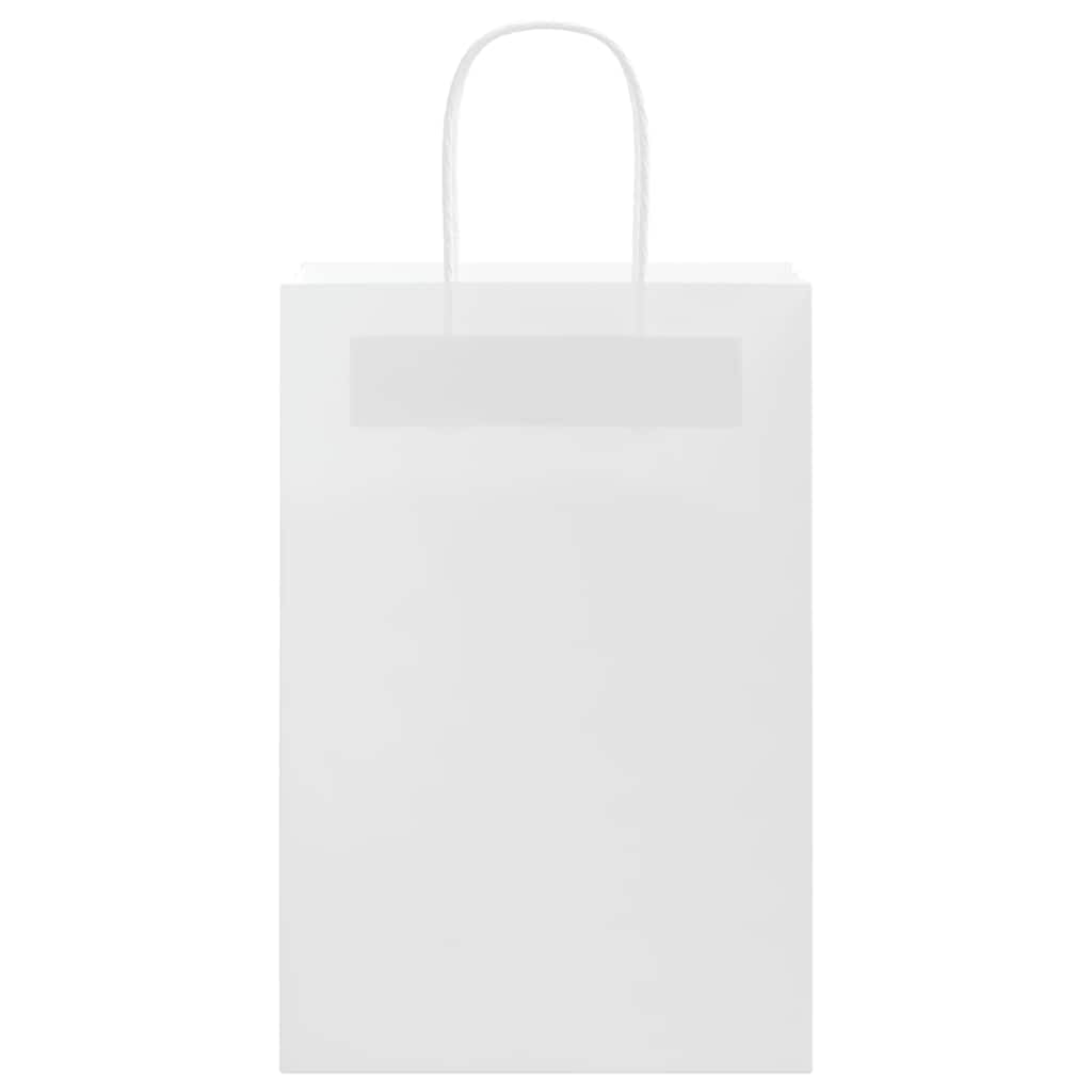 MBDRKVGF Bolsas de papel (250 unidades, 21 x 11 x 31 cm), color blanco
