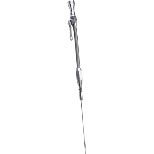 Jauge d'huile flexible et tressée en acier inoxydable pour Chevrolet SBC