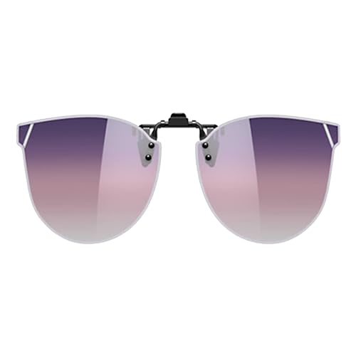 Image of Flip-Up Clip-On Polarized Sunglasses, UV Protection
