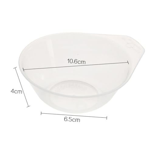 Cabilock Plastic Bowls Set 8 Small Rice Ice Cream Bowls Food Serving Picnic Camping Safe for Daily Use