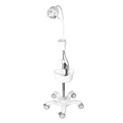 Lampe d'examen à LED mobile avec 3 couleurs de luminosité réglable pour examen médical