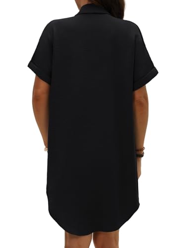 GKBK Women Swimsuit Coverup Swimwear Dress Shirt Button Down Beachwear Bathing Suit Cover Up - image 3