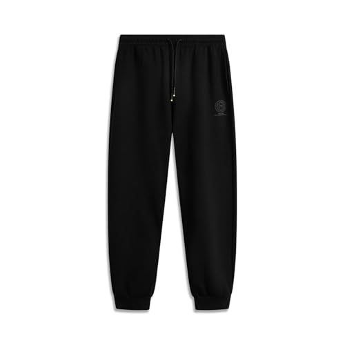 LI-NING Sports Style Series Men Sweatpants Cloud-Soft Minimalist Relaxed Fit Cuffed Athletic Pants AKLV371