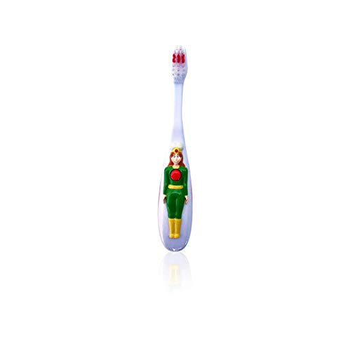 The Super Dentists Kids Toothbrush with Augmented Reality, Soft Bristles, 2 Min Timer, for Children 3+ Years Old (The Tooth Keri)