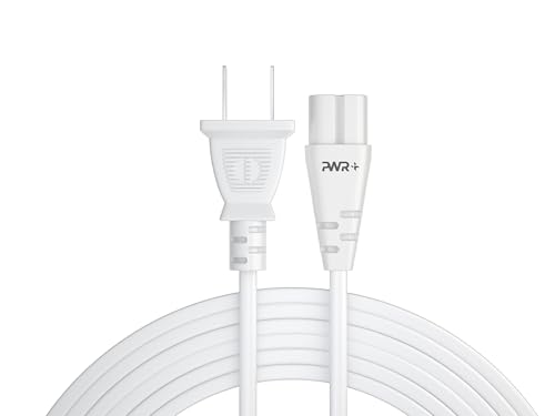 White Power Cord 2 Prong