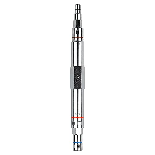 Mount 6-In-1 Heavy Duty Multi-Nut Driver, Industrial Grade Multipurpose Driver Tool Kit With High Torque, Ergonomic Cr+Tpr Handle, 6 Hexagonal Nut Driver Sizes, Cr-V Alloy Steel, Chrome Plated, Sae #TOP2