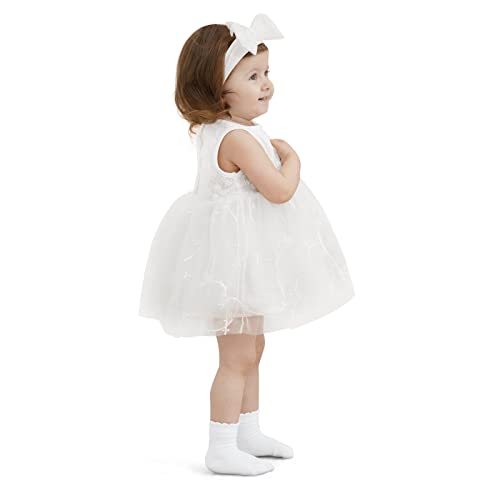 Famuka Vestito Principessa Bambina in Pizzo Abito