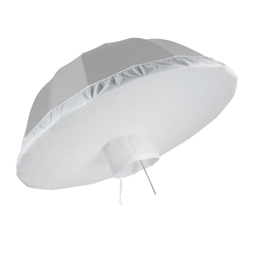 Walimex pro Diffusor für Parabol Reflexschirme Ø 105 cm – Lichtdiffusor für weiches, gleichmäßiges Licht in Fotostudio und Porträtfotografie