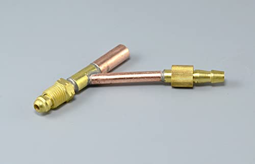 Image of RIVERWELD TIG Torch Fitting Part Accessories Cables and Gas & Water Separate Cable Connector 3 /8 inch -24UNF (LH) for SR WP 18 TIG Welding Torch