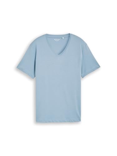 Tom Tailor Herren 1045834 T-Shirt, 39441 - Mountain Spring Blue, S EU – Ansicht 3