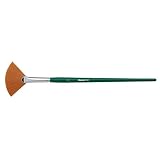 Marabu Fino Künstlerpinsel, Größe 1, Pinsel aus FSC-zertifiziertem Holz, Fächerpinsel mit Toray Spezialhaar für Acryl, Öl-und Aquarellmalerei, 01930000001