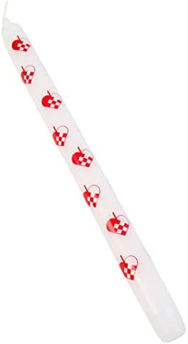 Morgan's Direct Christmas Countdown Advent Candle Tapered 30cm - 1 Supplied, 6 Assorted Designs