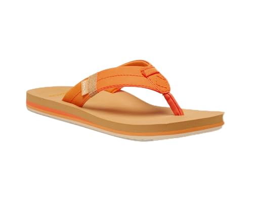 Sanuk Sawyer - Women Sandals, Neon Coral, 9