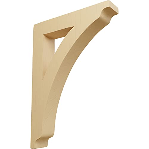 Ekena Millwork BKTW01X08X12THAL-CASE-6 Thorton Wood Bracket, 1 3/4