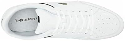 Lacoste Men's Chaymon Sneaker, White/Black, 12 | Image 4