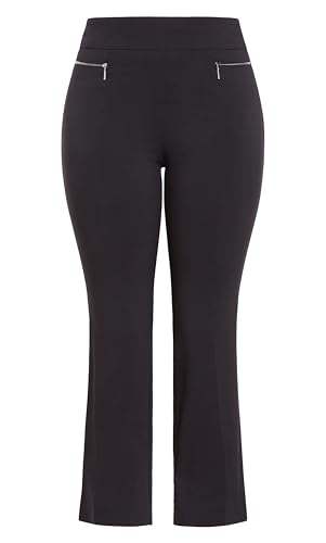 Women's Super Stretch Zip Pant Black4