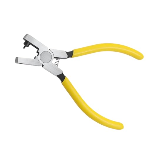 Watch Band Leather Holes Punch, Universal Belt Punch Holes, Durable 2.0mm Wrist Belt Puncher Hole, Fixing Shoe Hole Puncher for Rubber DIY Home Fabric Collars Canvas(Yellow, 1 Pc)
