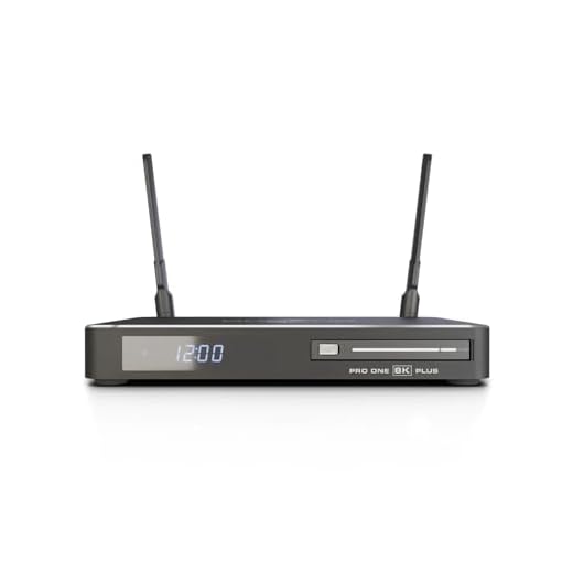 Dune HD Pro One 8K Plus | 8K UHD | Lettore multimediale | Smart TV Box Android | S928X | HD-Audio, HDMI, BT, WiFi6, 1Gbit, USB 3.0, 8GB/64GB, HDD rack, 8Kp60