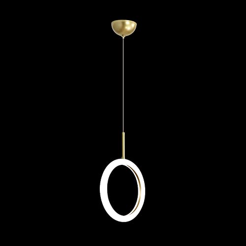 Plafonnier suspendu LED 3000K blanc chaud lustre acrylique